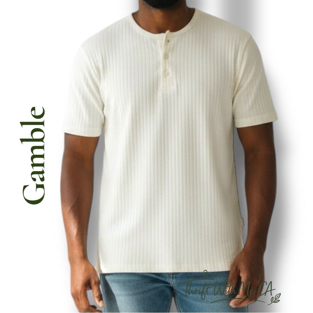 Elegant White Men's T-Shirt
